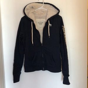 Abercrombie and Fitch size small fleece zip up